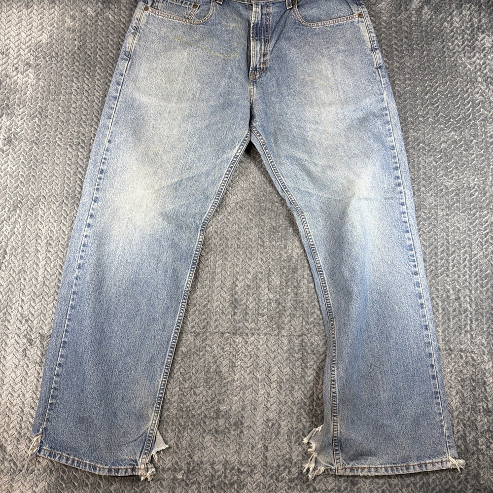 Levi's 569 Loose Straight Fit Mens Jeans Blue Denim 34x32 Medium Wash